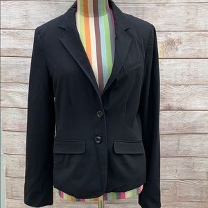 LC Lauren Conrad Black Single Breasted Blazer